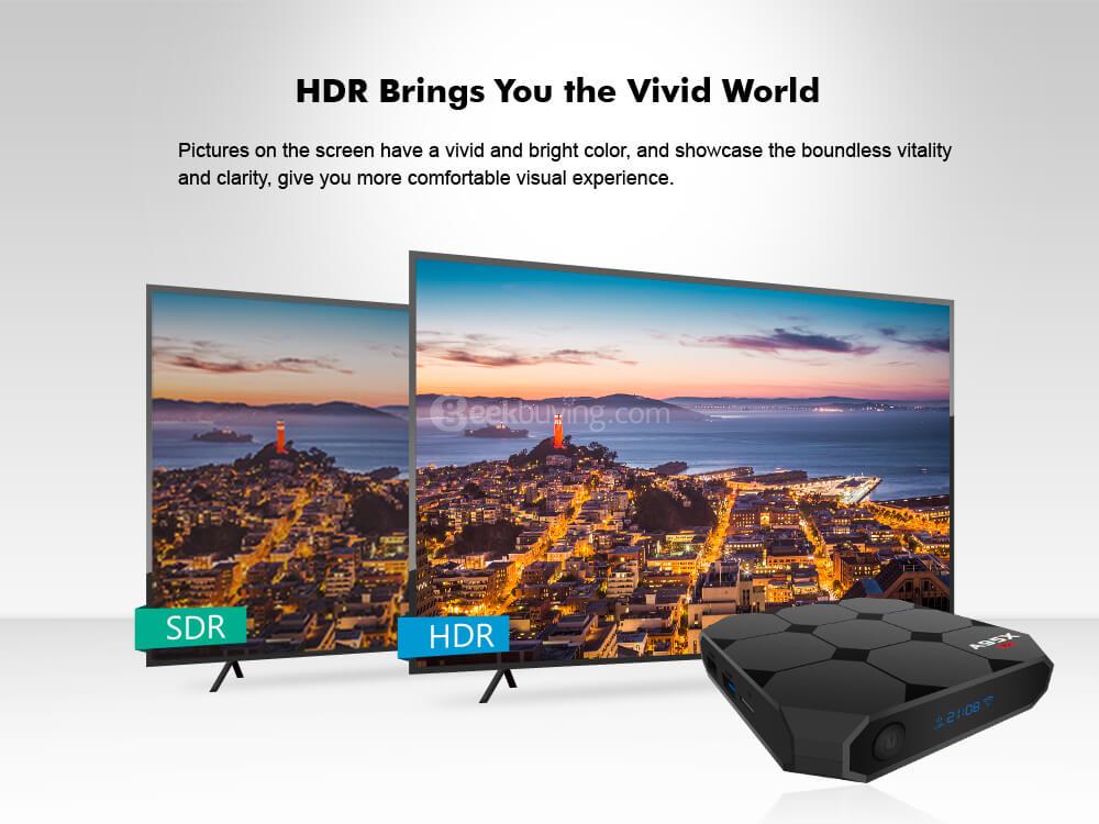 A95X R2 Android 7.1.1 KODI 17.1 Netflix 4K TV BOX RK3328 WIFI USB3.0