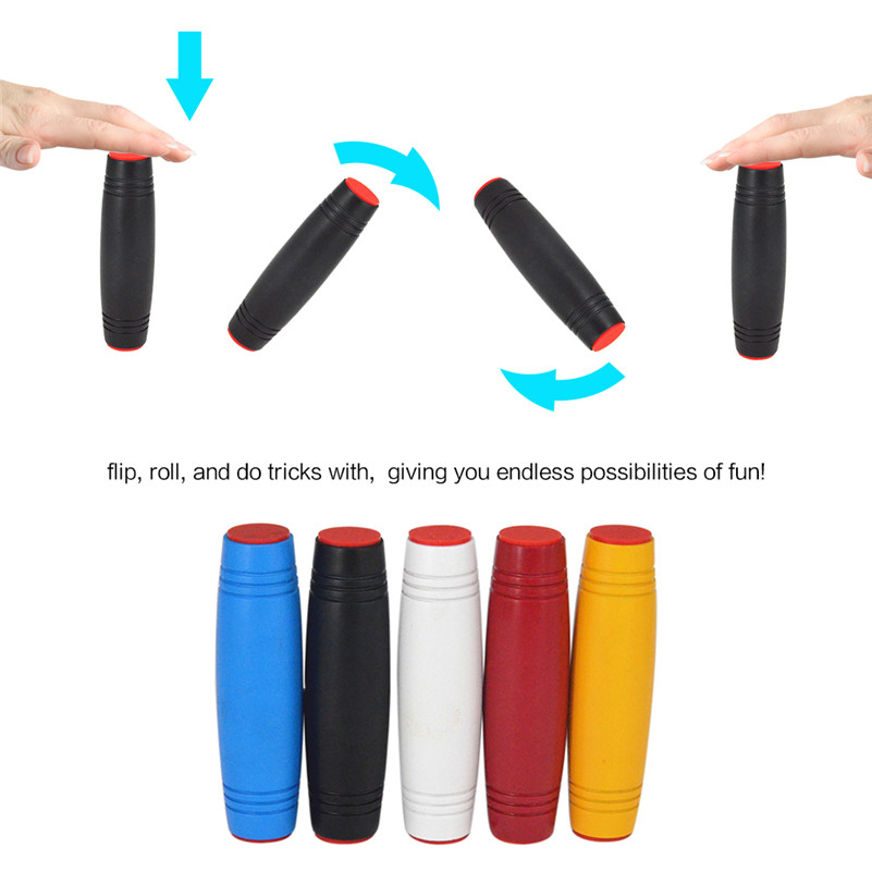 Fidget Roller Rolling Stick Stress Reliever Focus Gift Toys - Red