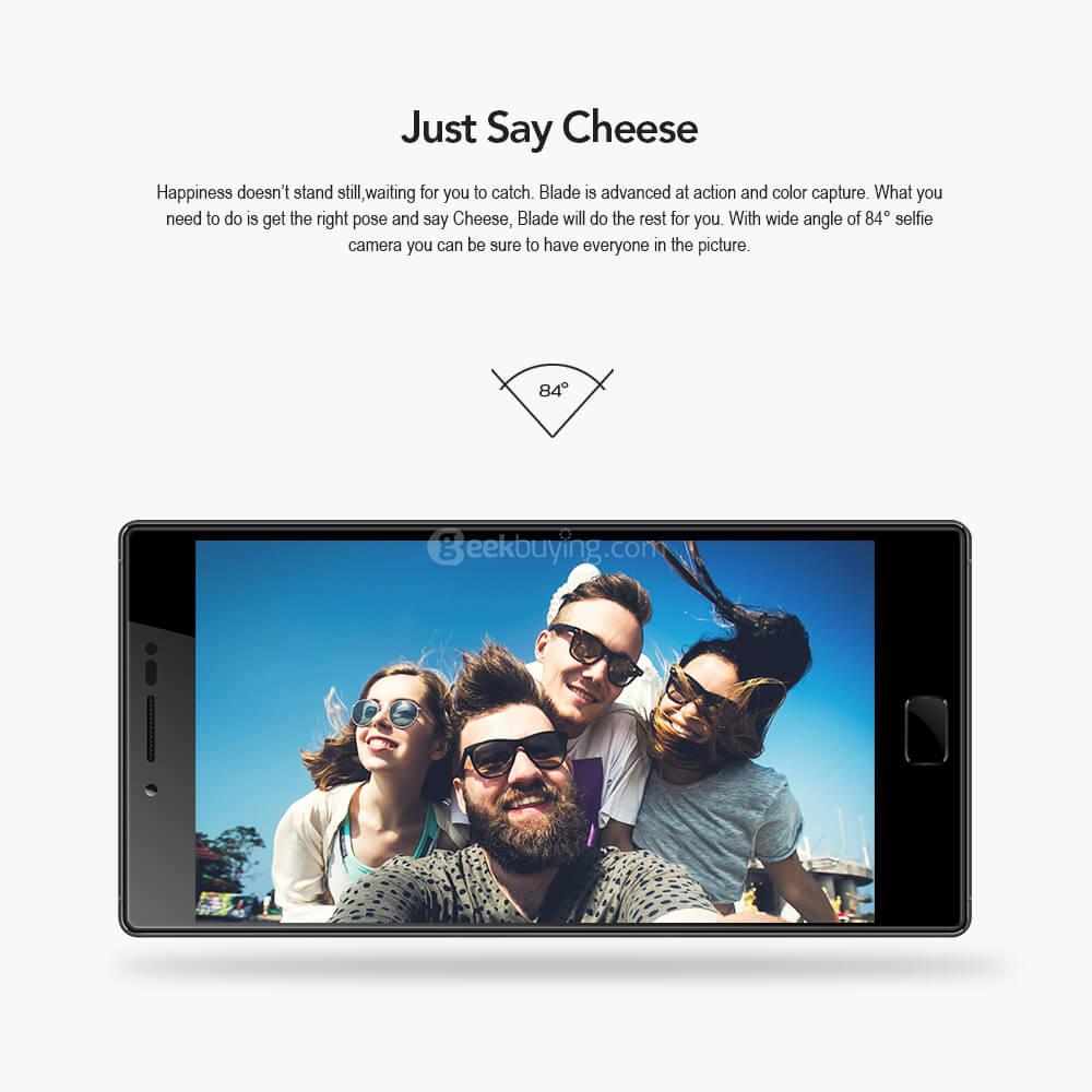 MAZE BLADE 5.5 Inch Smartphone FHD Screen 3GB RAM 32GB ROM 13.0MP MTK6753 Octa Core 1.3GHz Android 6.0 Touch ID - Black