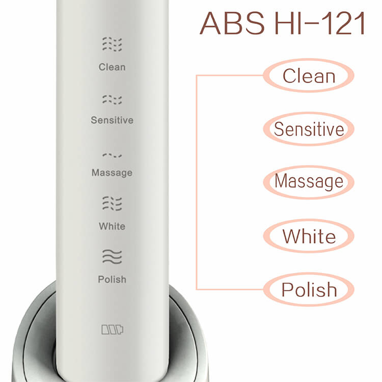 SARMOCARE S100 Ultrasonic Electric Toothbrush 5 Models Wireless Rechargeable IPX7 Waterproof LED Indicator -Black