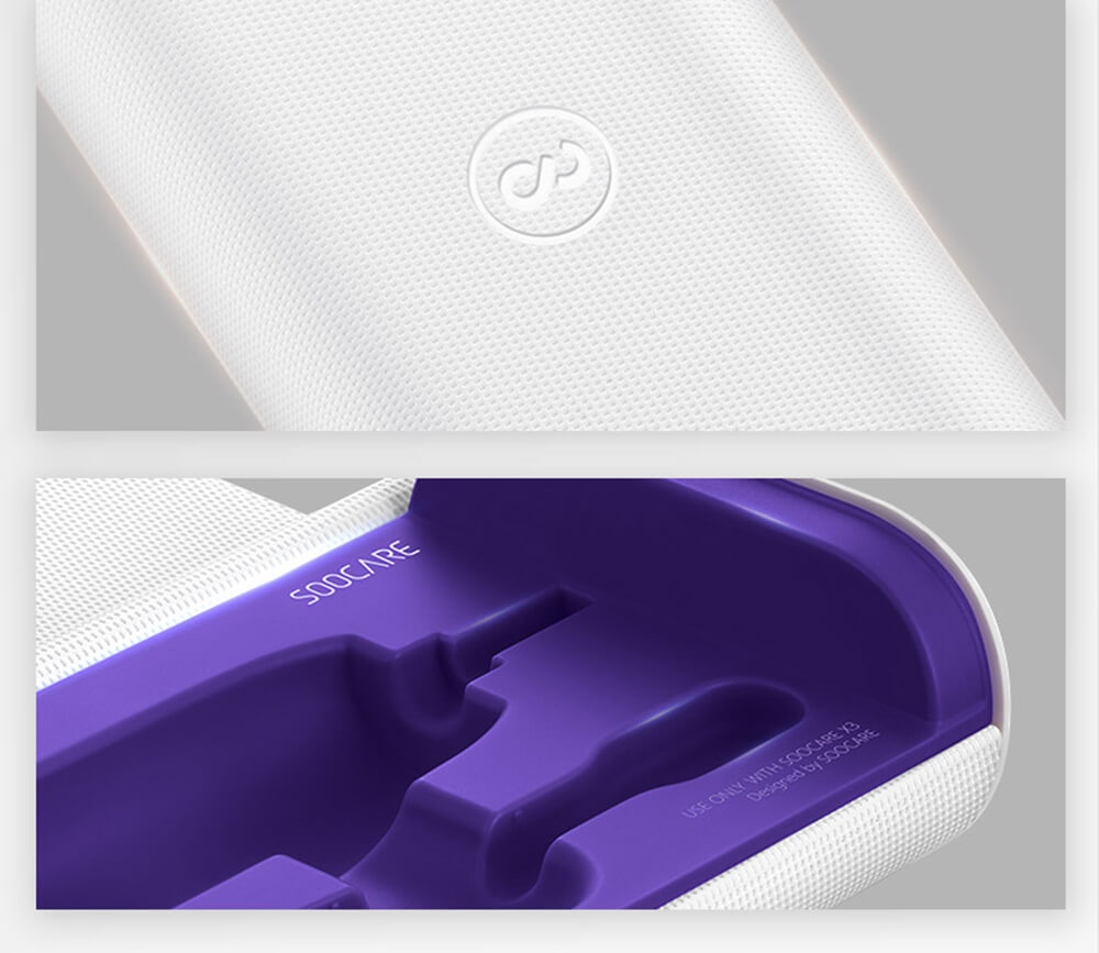 Original SOOCARE Electric Toothbrush Travel Bag Case for SOOCARE X3 SOOCAS -White