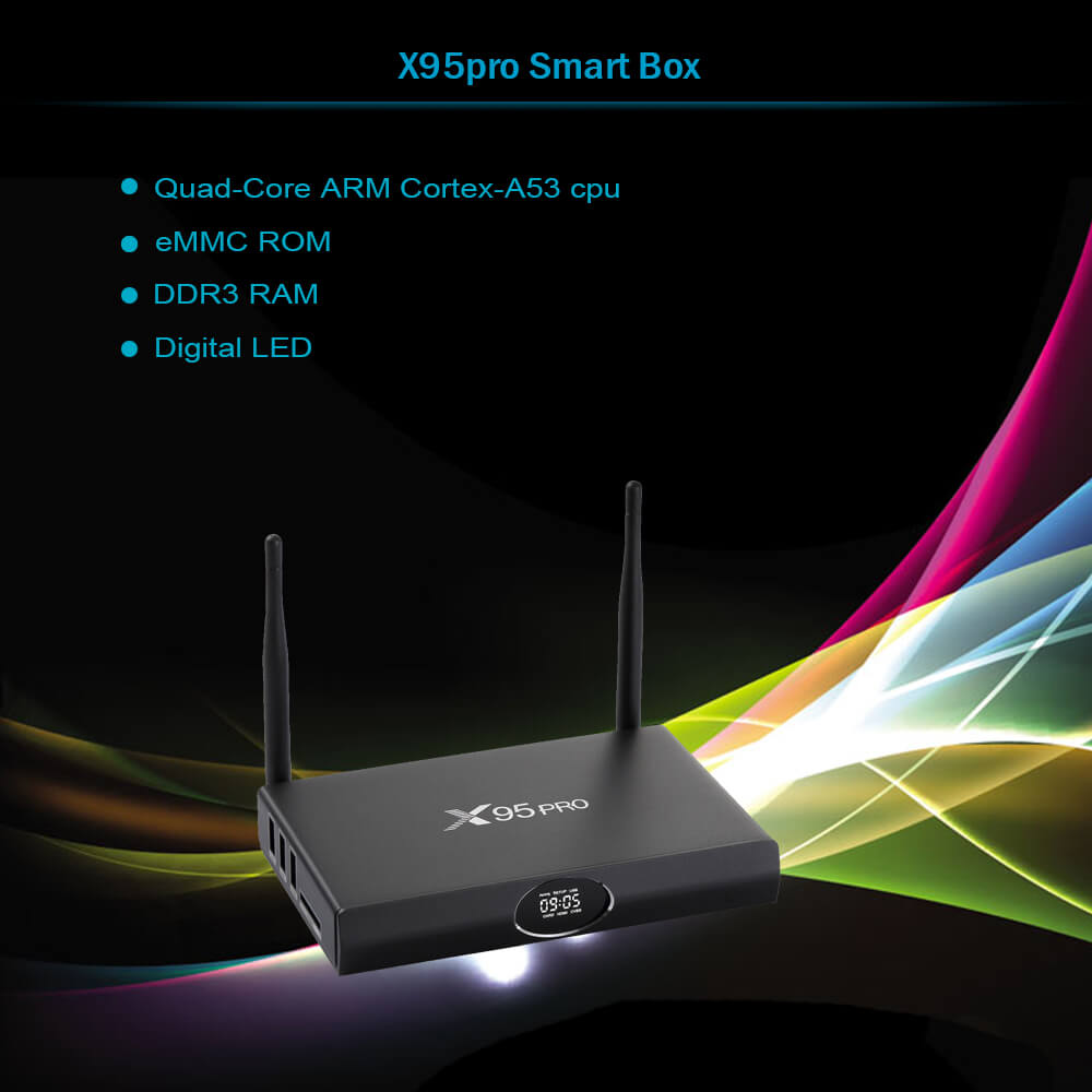 X98 PRO Amlogic S912 2GB/16GB Android TV Box KODI 802.11AC WIFI Bluetooth 1000M LAN DLNA Niracast