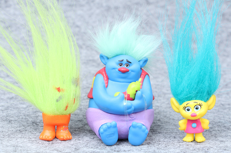 Action Figure Toy Trolls 6PCS/Set 8cm Anime Figures Collezione PVC Toy