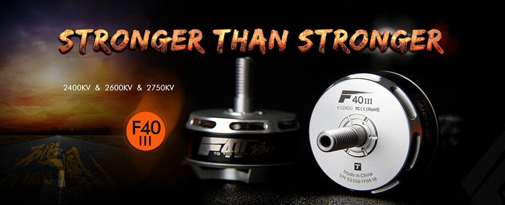 T-motor F40 III 2400KV 3-4S Brushless Motor for FPV Racer