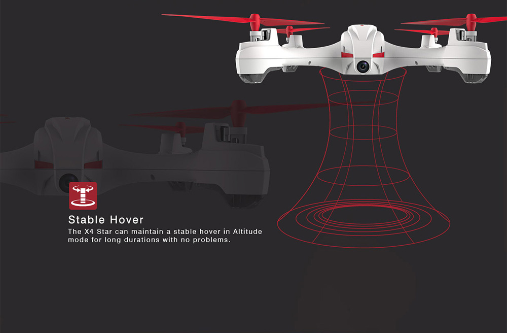 Hubsan H502T X4 Star GPS RC Quadcopter with 720P HD Camera Automatic Return to Home Mode RTF - White