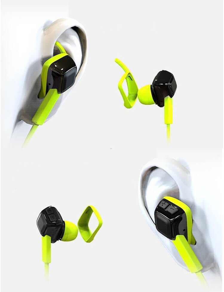 Jabees beatING Wireless Bluetooth 4.1 Stereo Headphone Water Resistance Sports Earphone - Blue