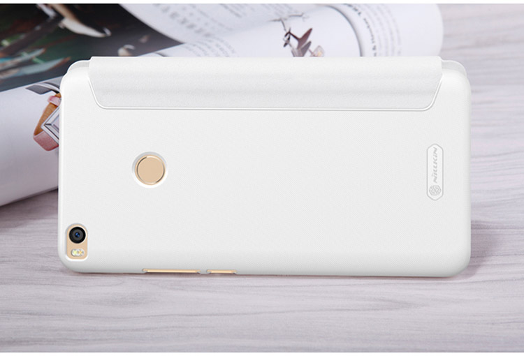 Black Xiaomi Mi Max 2 Leather Case Nillkin Sparkle PU Case Protective Back Cover