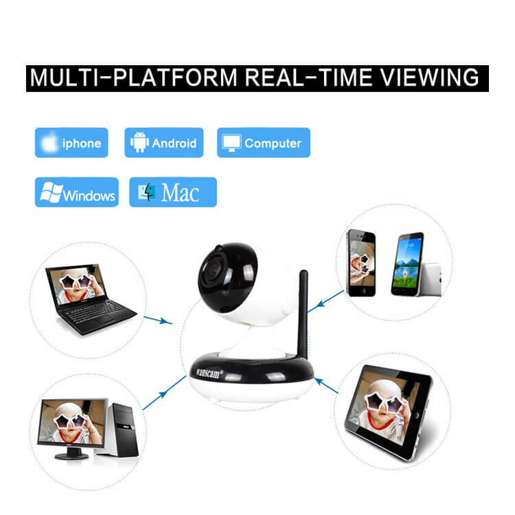 WANSCAM HW0051 WiFi 960P IP Camera With IR-cut Filter Onvif Built-in Mic&Speaker 1.3 Megapixel CMOS Sensor Night Vision