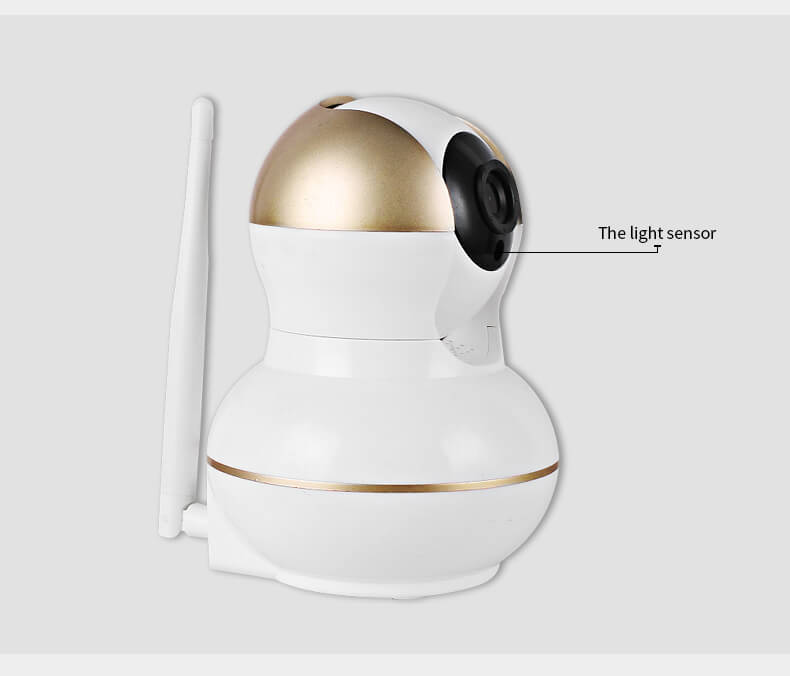 E3 720P WiFi IP Camera Built-in IR-cut 1/4 inch CMOS Night Vision P2P Dynamic Stream Motion Detection Security Camera -White