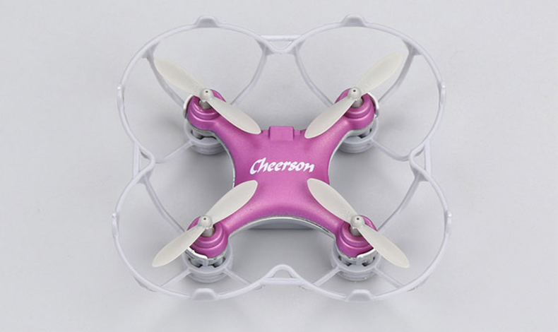 Cheerson CX-10SE Mini 2.4G 4CH 6Axis Gyro Headless Mode RC Quadcopter RTF - Purple