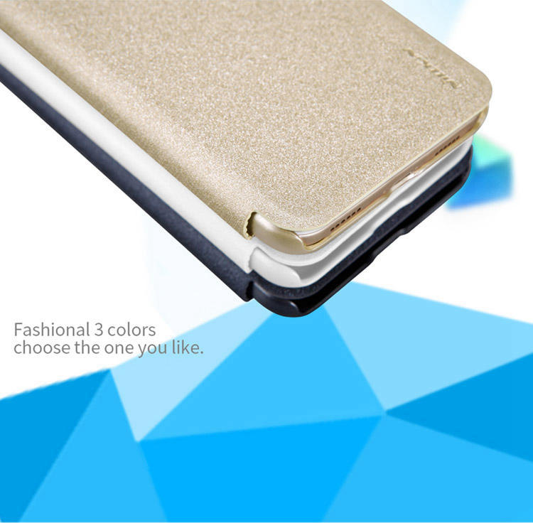 Black Xiaomi Mi Max 2 Leather Case Nillkin Sparkle PU Case Protective Back Cover
