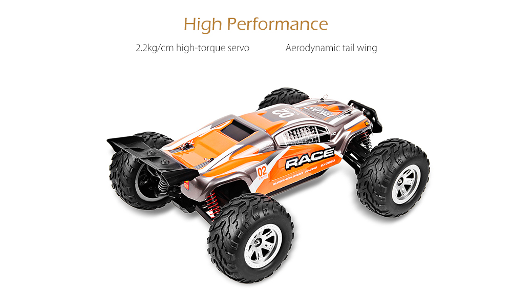 Feiyue FY10 Race 2.4G 1/12 4WD Water and Land High Speed RC Car RTR - Orange