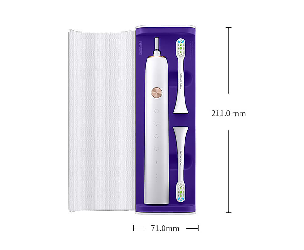 Original SOOCARE Electric Toothbrush Travel Bag Case for SOOCARE X3 SOOCAS -White