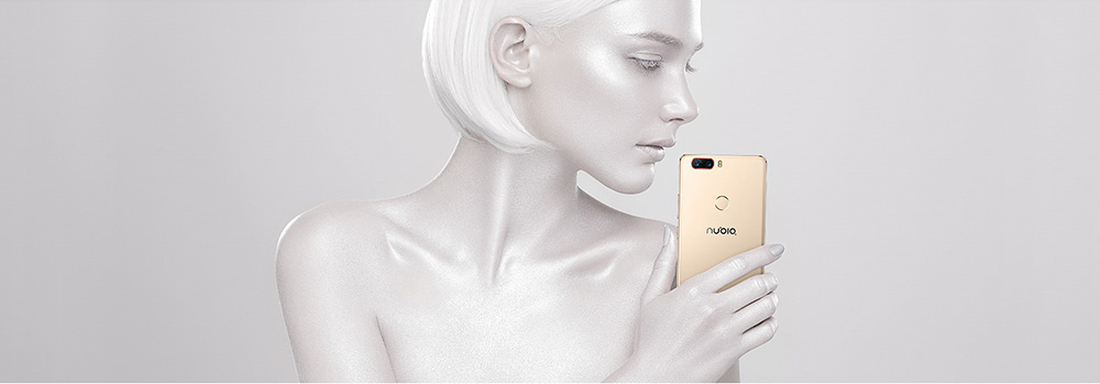 ZTE Nubia Z17 5.5 Inch 4G LTE Smartphone 6GB 64GB Dual Rear Cam 12.0MP+23.0MP Snapdragon 835 Octa Core Android 7.1 NFC Fast Charge QC4+ Bass Sound - Black