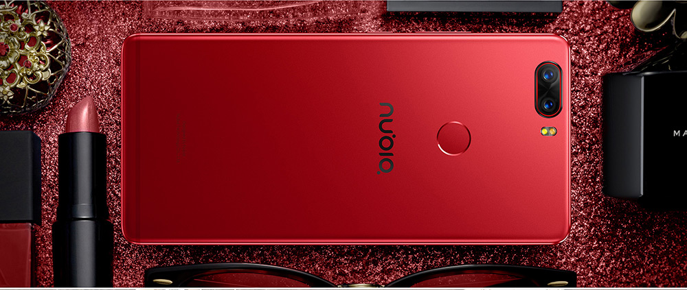 ZTE Nubia Z17 5.5 Inch 4G LTE Smartphone 6GB 64GB Dual Rear Cam 12.0MP+23.0MP Snapdragon 835 Octa Core Android 7.1 NFC Fast Charge QC4+ Bass Sound - Black