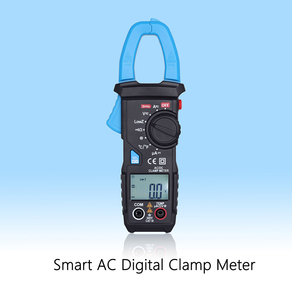 BSIDE ACM22A Digital Clamp Multimeter Tester Meter DMM AC/DC Current