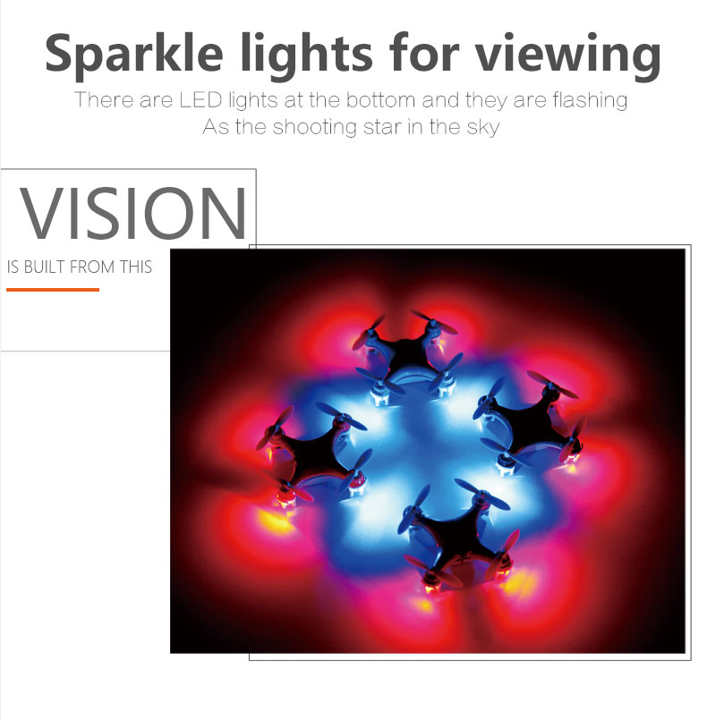 Cheerson CX-10SE Mini 2.4G 4CH 6Axis Gyro Headless Mode RC Quadcopter RTF - Purple