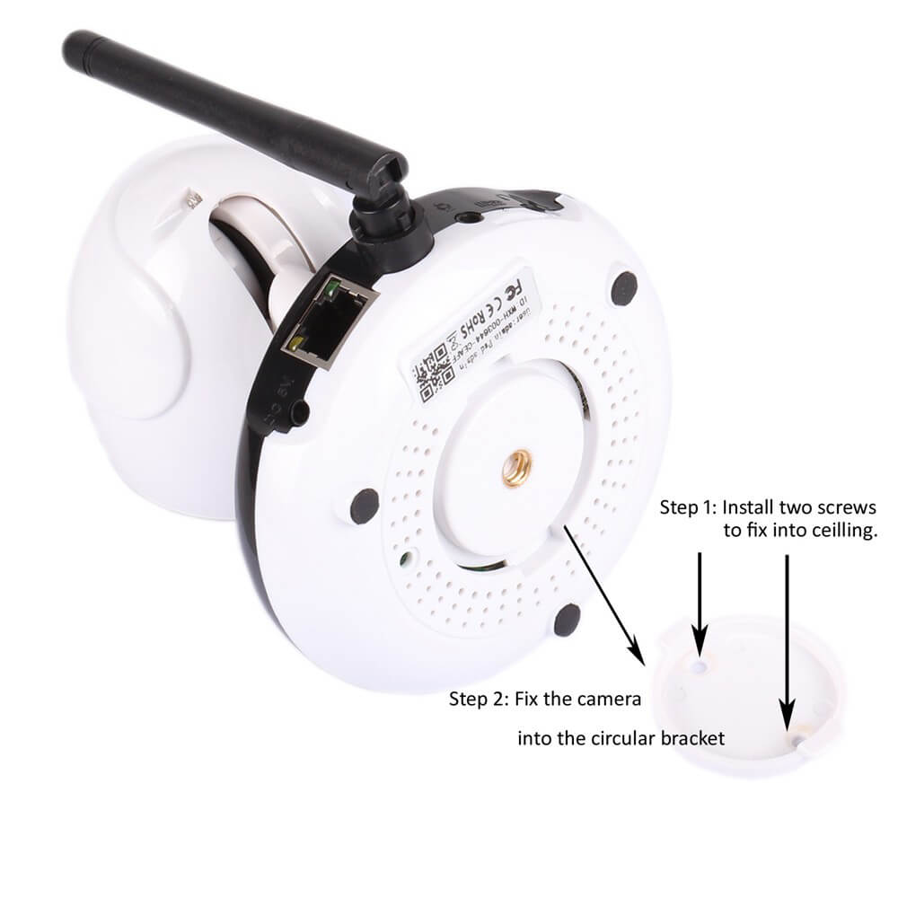 WANSCAM HW0051 WiFi 960P IP Camera With IR-cut Filter Onvif Built-in Mic&Speaker 1.3 Megapixel CMOS Sensor Night Vision