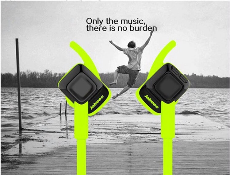 Jabees beatING Wireless Bluetooth 4.1 Stereo Headphone Water Resistance Sports Earphone - Blue