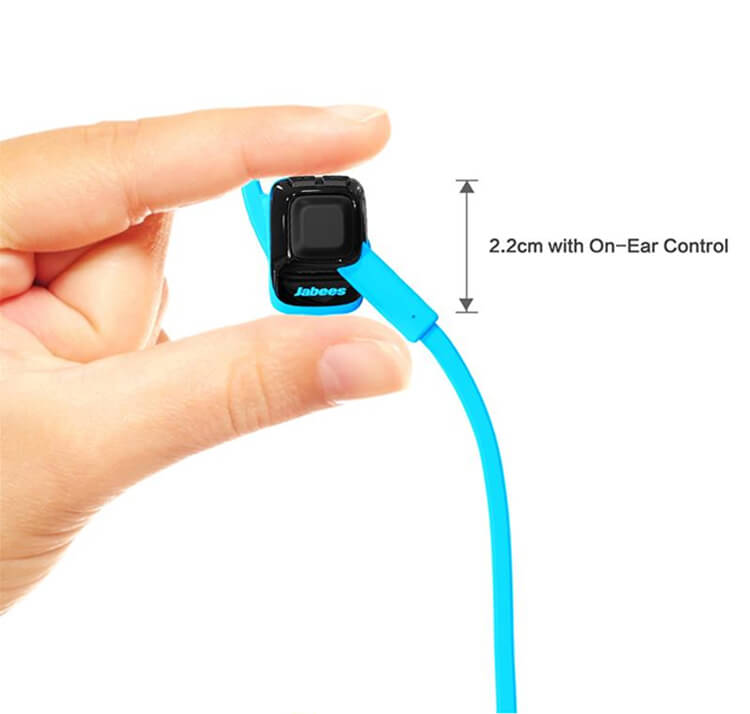 Jabees beatING Wireless Bluetooth 4.1 Stereo Headphone Water Resistance Sports Earphone - Blue