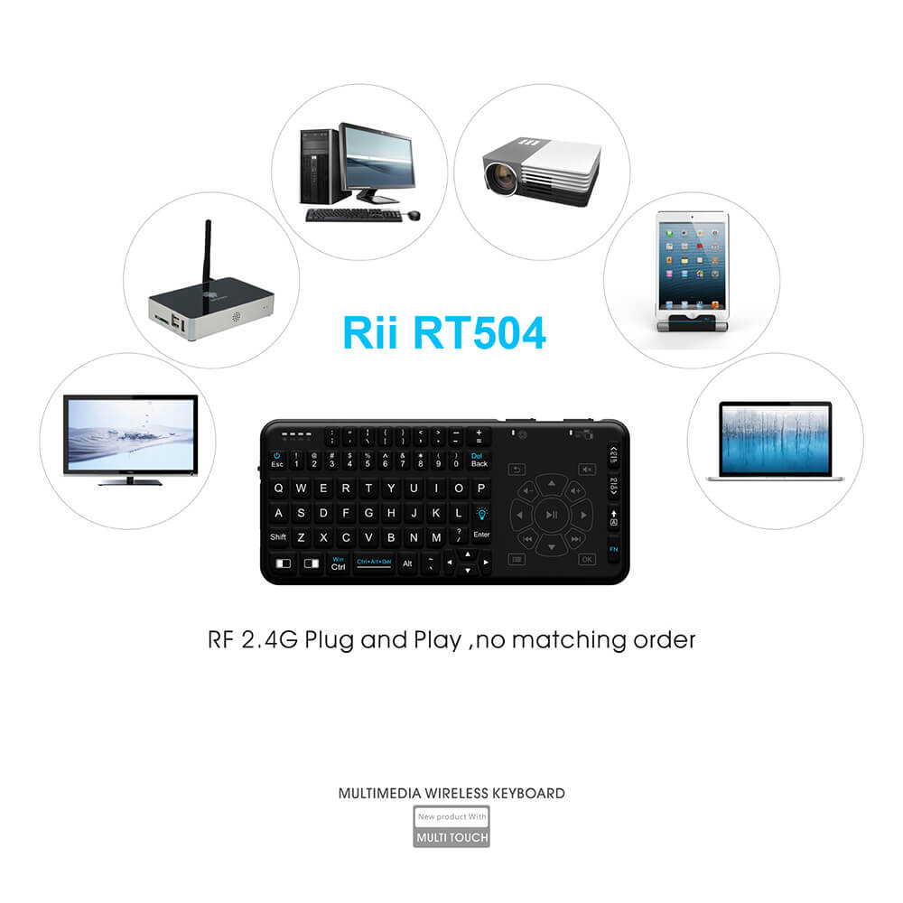 Rii RT504 Multimedia 2.4G Wireless