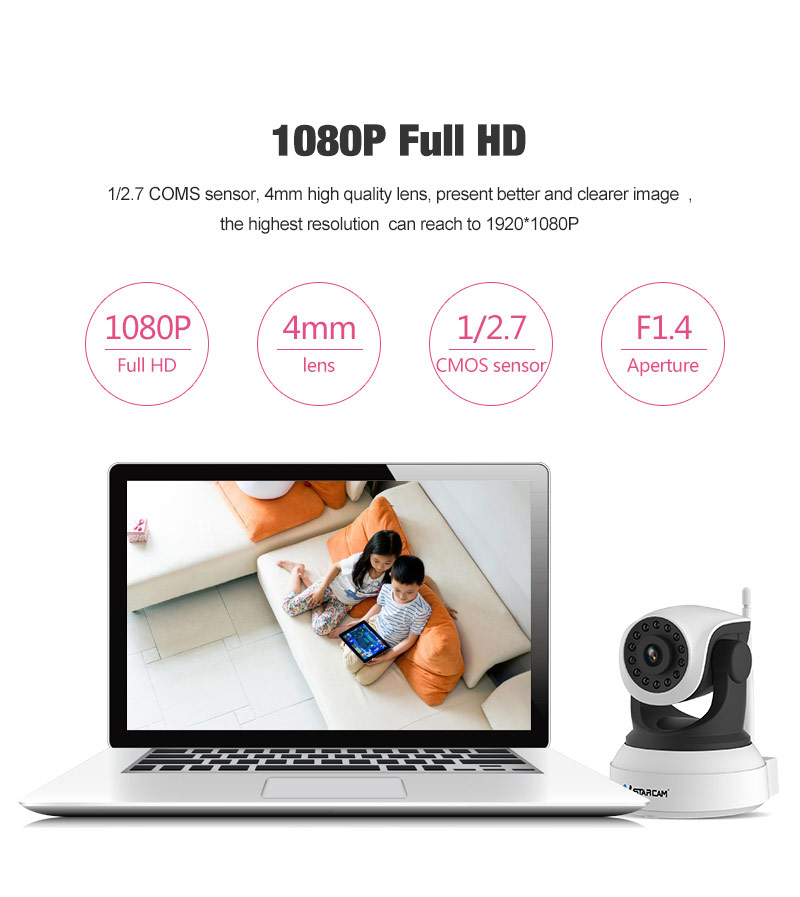 VSTARCAM C24s IP Camera 720P WiFi Night Vision Wireless Camera Built-in IR-CUT CCTV P2P Onvif Security Camera