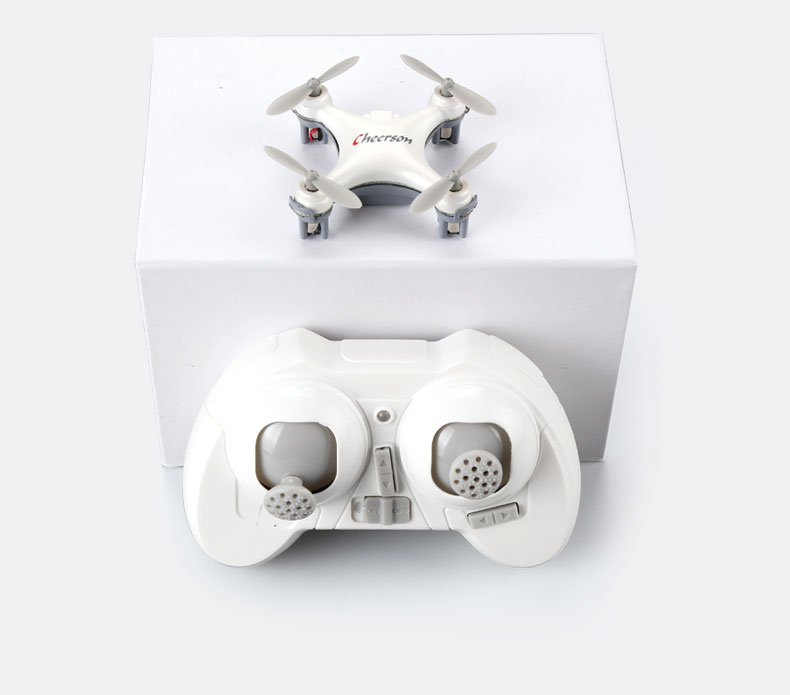 Cheerson CX-10SE Mini 2.4G 4CH 6Axis Gyro Headless Mode RC Quadcopter RTF - White