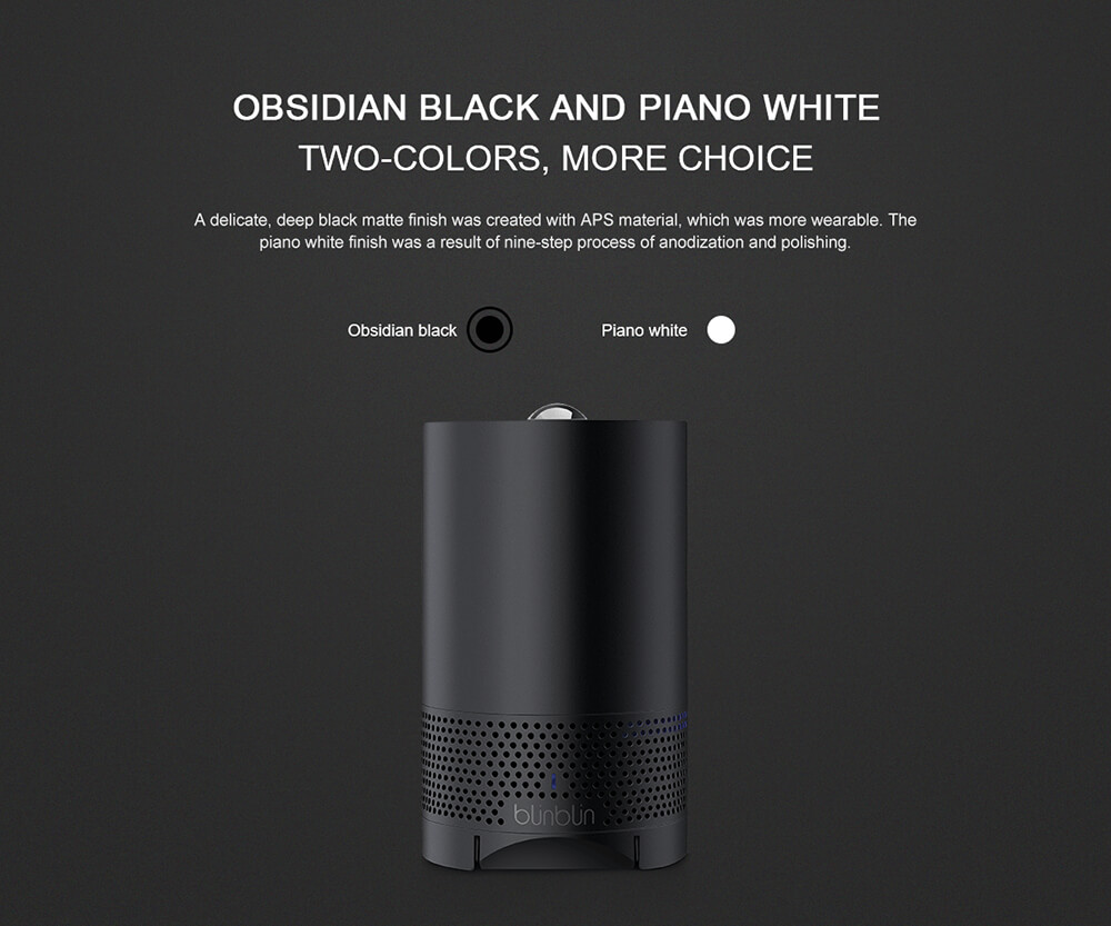 Blinblin Major I Pulse Laser Light Portable Wireless Bluetooth Speaker with Blue Atmosphere LED Light - White
