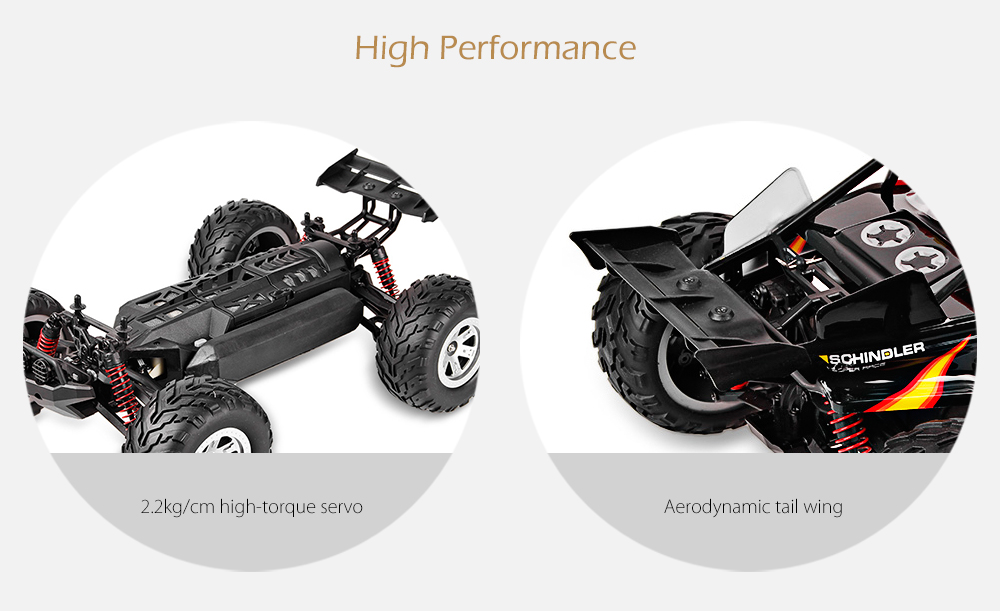 Feiyue FY11 Knight 2.4G 1/12 4WD Water and Land High Speed RC Car RTR - Orange