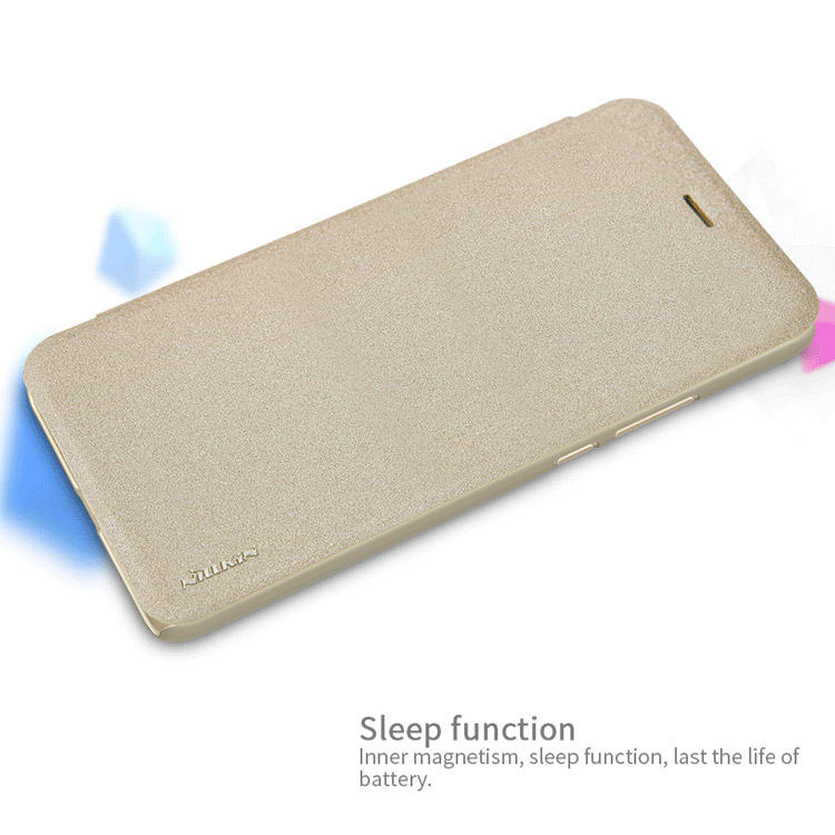 Black Xiaomi Mi Max 2 Leather Case Nillkin Sparkle PU Case Protective Back Cover