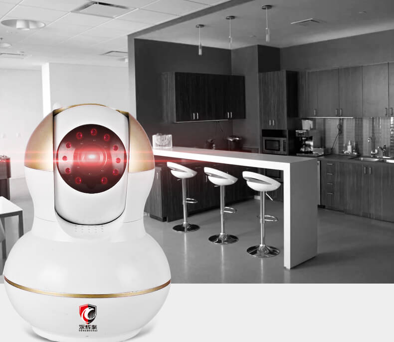 E3 720P WiFi IP Camera Built-in IR-cut 1/4 inch CMOS Night Vision P2P Dynamic Stream Motion Detection Security Camera -White