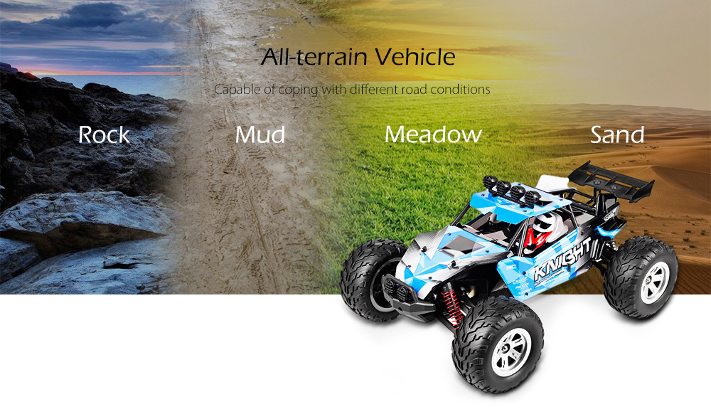 Feiyue FY11 Knight 2.4G 1/12 4WD Water and Land High Speed RC Car RTR - Orange