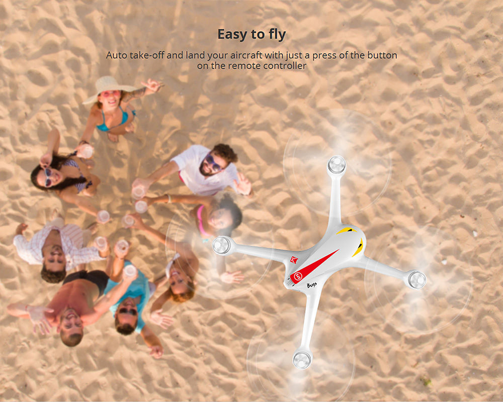 MJX Bugs 2 B2C Brushless RC Quadcopter With GPS Full HD 1080P Camera Altitude Hold Mode RTF - White