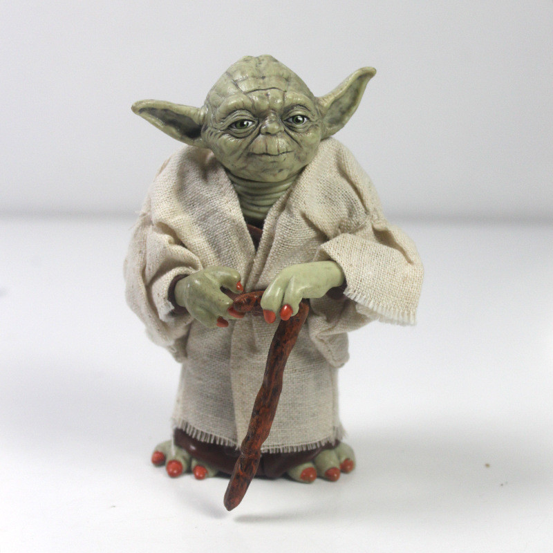 Action Figure Toys 12cm Jedi Master Yoda Anime Figures Gift Toys