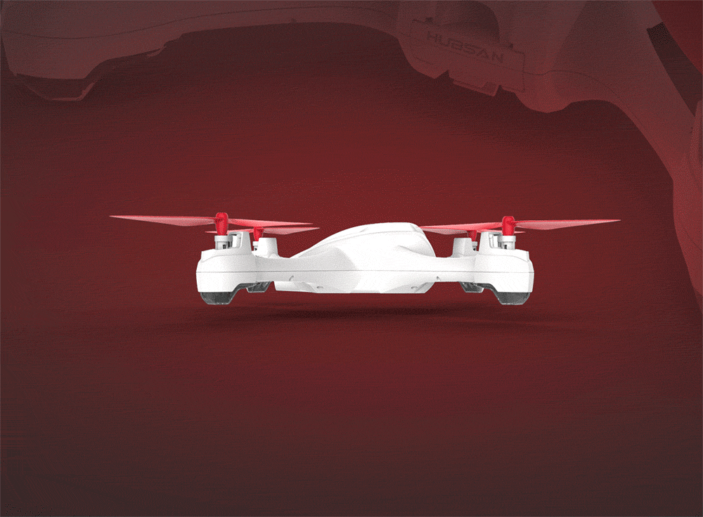 Hubsan H502T X4 Star GPS RC Quadcopter with 720P HD Camera Automatic Return to Home Mode RTF - White