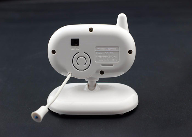 850 Baby Monitor 2.4G Wireless Touchable Key Intercom VOX System IR Night Vision Baby Alarm -White