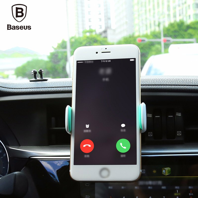 Baseus SUGX-01 Car Phone Holder Air Vent Mount Holder Stand 360 Degree Ratatable Car Mount - Black