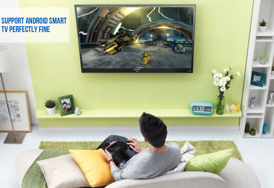 IPEGA PG-9028 Wireless Gamepad Game Controller Bluetooth V3.0 for Android iOS PC - Blue and Black