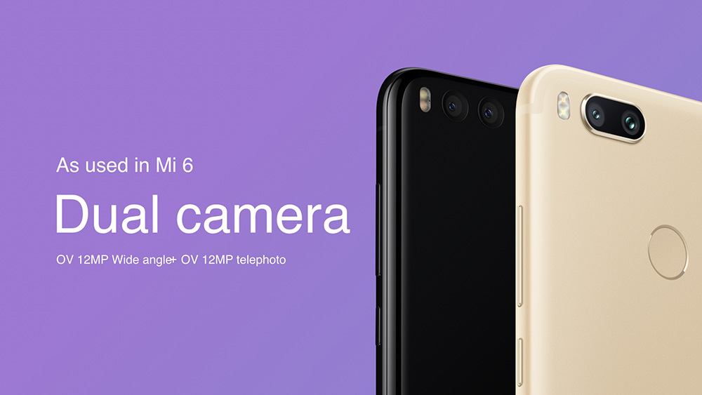 Xiaomi Mi 5X 5.5 inch 4G LTE Smartphone 4GB 64GB Snapdragon 625 Octa Core Dual 12.0MP Cam MIUI 9 Android 7.1 Metal Body Touch ID VoLTE- Black