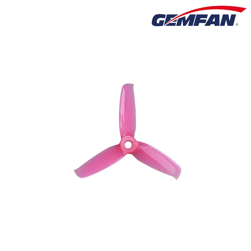 Gemfan 3052 Flash 3 X 5.2 3-Blade Propeller 5.0mm Mounting Hole CW CCW for Racing Quacopter - Pink