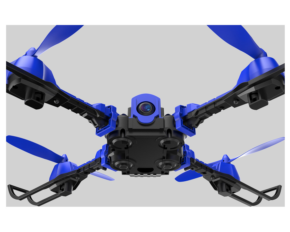 I Drone I5HW WIFI FPV Selfie Drone with HD Camera Foldable Arms Altitude Hold Mode RC Quadcopter RTF - Gray