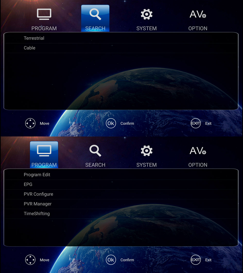 Freesat GTT DVB-T/T2 with Cable TV Box Satellite Receiver Amlogic S905D Android 6.0 Build-in Wifi Netflix Skype Online Movies