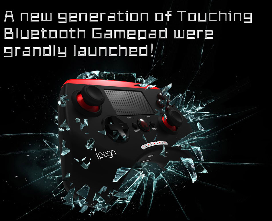 IPEGA PG-9028 Wireless Gamepad Game Controller Bluetooth V3.0 for Android iOS PC - Blue and Black