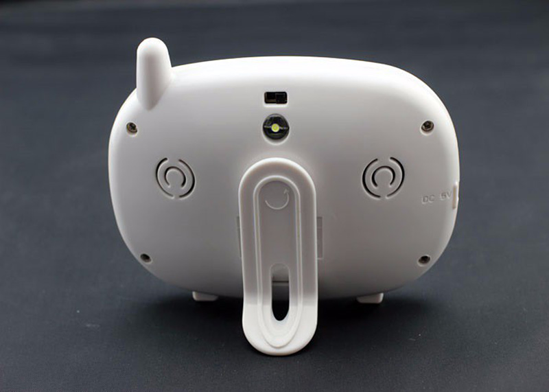 850 Baby Monitor 2.4G Wireless Touchable Key Intercom VOX System IR Night Vision Baby Alarm -White
