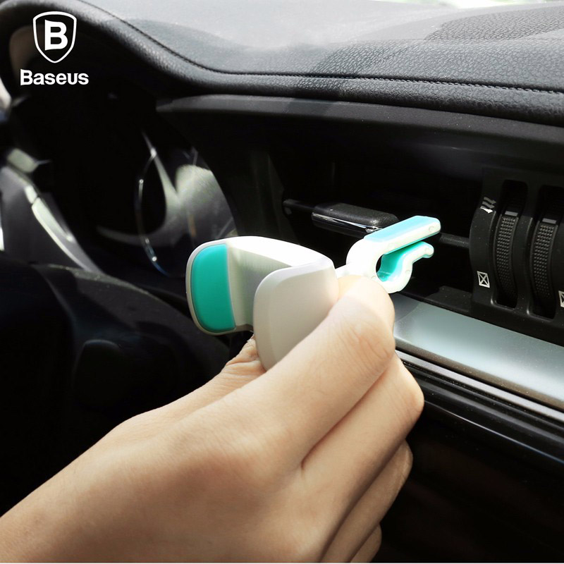 Baseus SUGX-01 Car Phone Holder Air Vent Mount Holder Stand 360 Degree Ratatable Car Mount - Black
