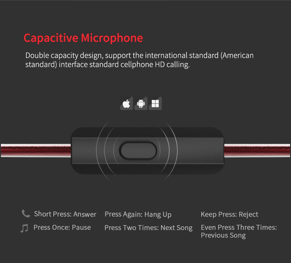 KZ ZSE Headphone with Mic Dual Dynamic Drivers Earphone Noise Isolating HiFi Music Sports Earbuds - Black