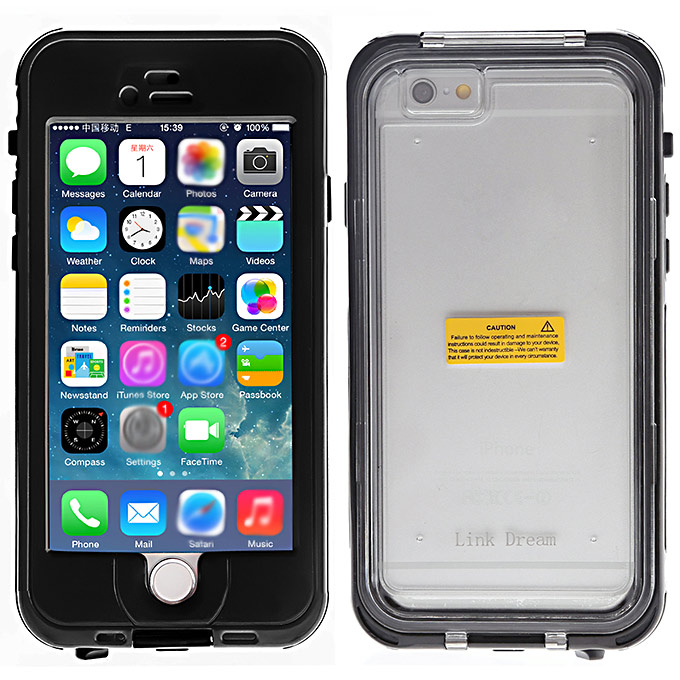 Dream Waterproof Shockproof Cover Protective Case for iPhone 6 4.7inch - Black