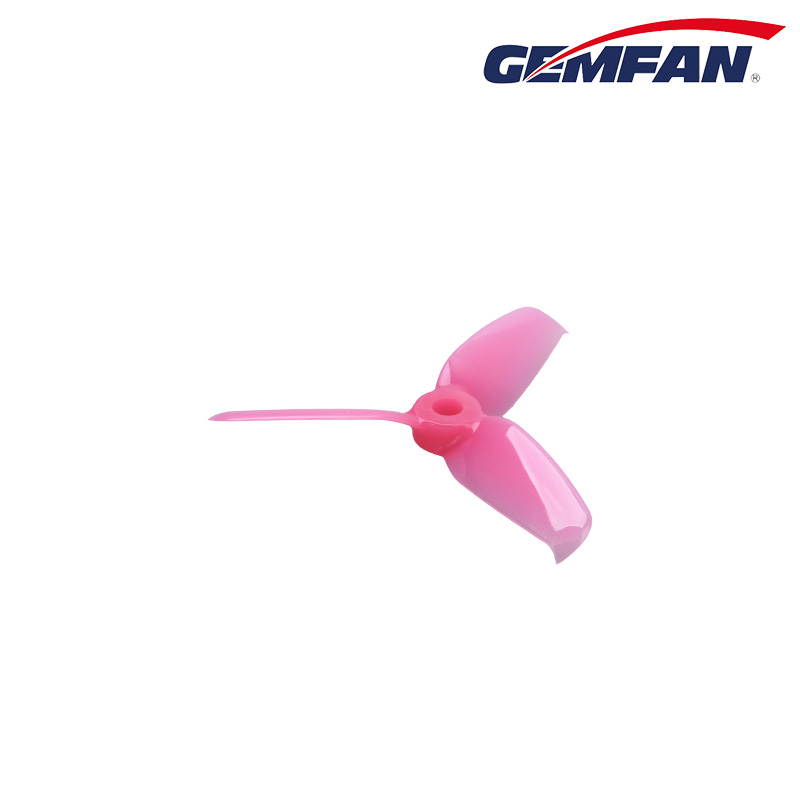 Gemfan 3052 Flash 3 X 5.2 3-Blade Propeller 5.0mm Mounting Hole CW CCW for Racing Quacopter - Pink