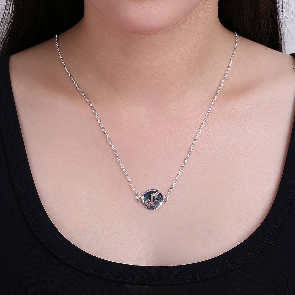 LKNSPCN1001 Zodiac Sign Astrology Horoscope Silver Plated Pendant Necklace Capricorn