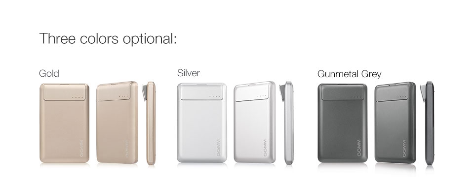 GGMM Streamliner Power Bank PR-6010 6010mAh 2 USB Port with Micro SD Card Reader Function - Silver